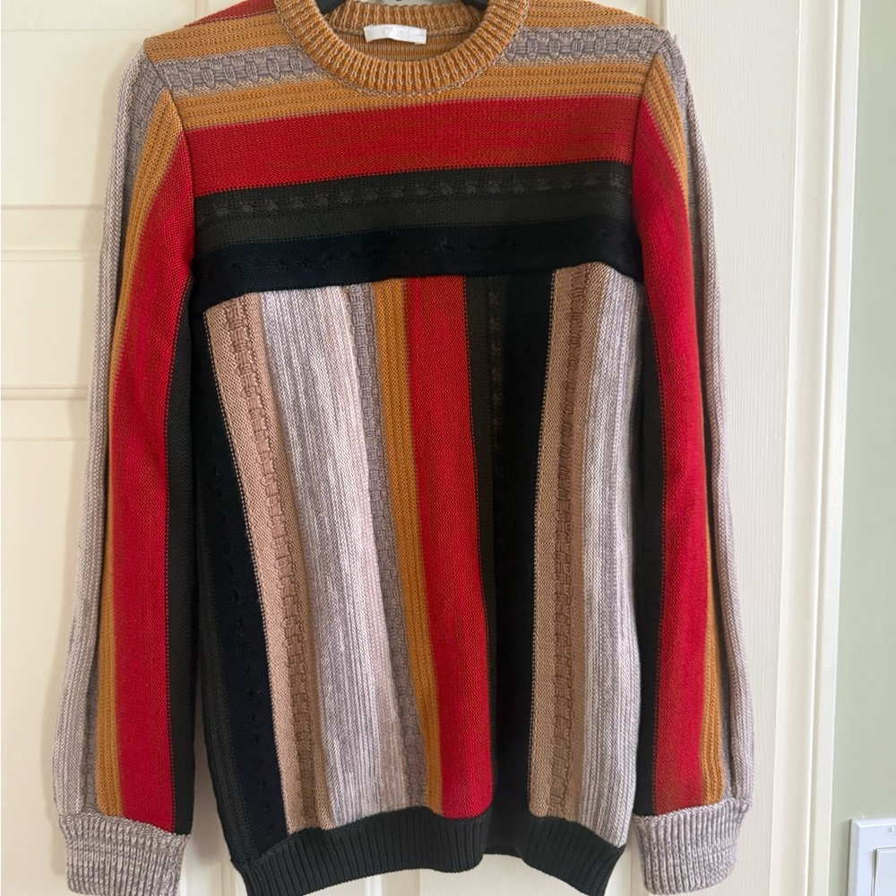 Chloé Multicolor Wool Knit Sweater – Size XS fits like US 4/6